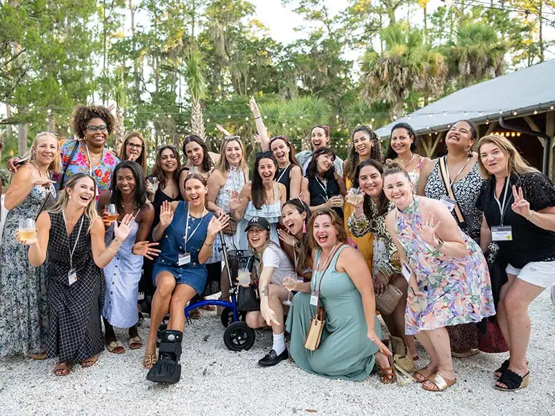 Group fun at Women's Summit