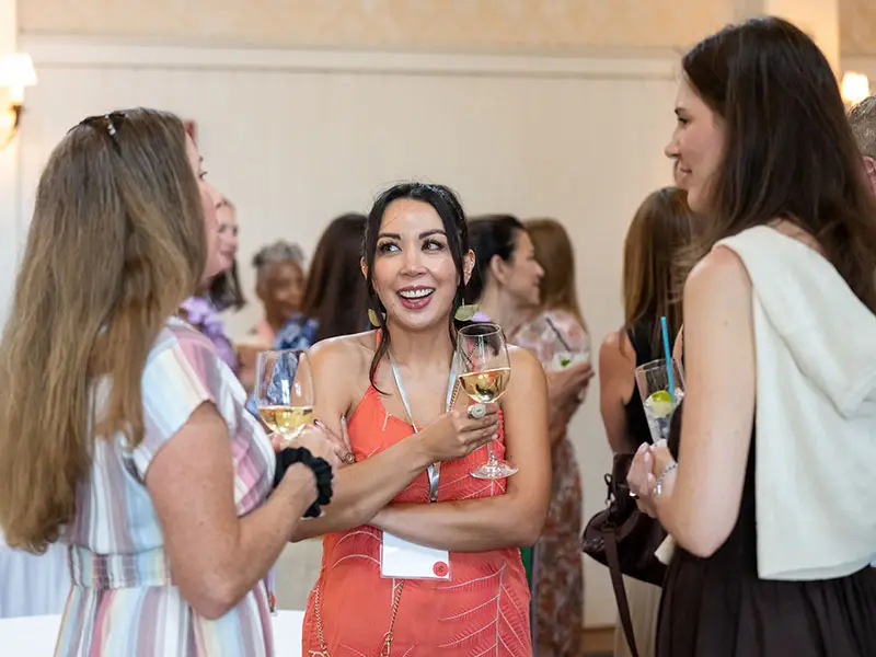 Catching up at Women's Summit